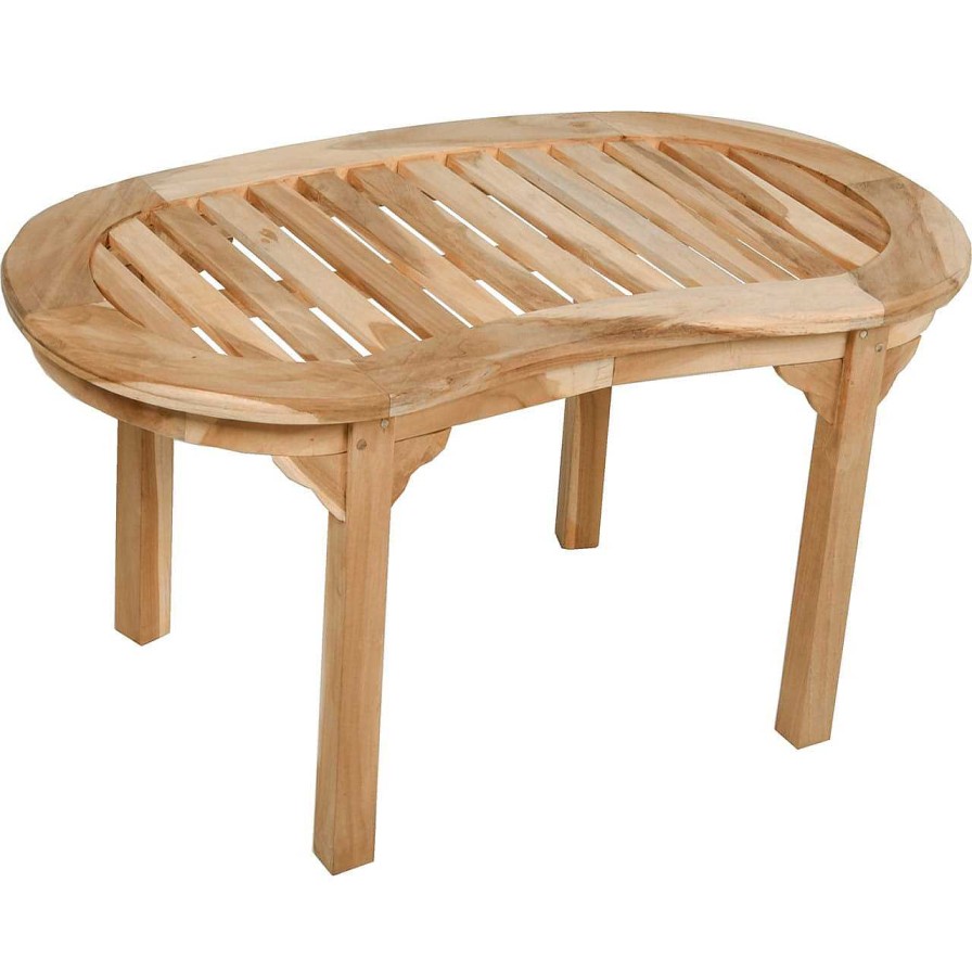 mutoni pleasure Garten Couchtisch Ambon Teak Natur 90X45 | Garten Couchtische Und Beistelltische