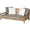 mutoni living Gartensofa Kawang 2-Sitzer Teak Taupe 182 | Gartensofas