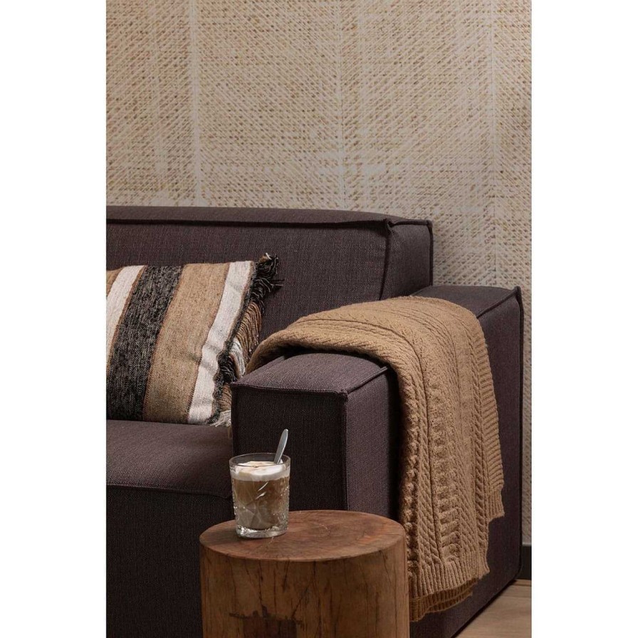 mutoni living Strickplaid Dijk Sand 130X170 | Tagesdecken & Plaids