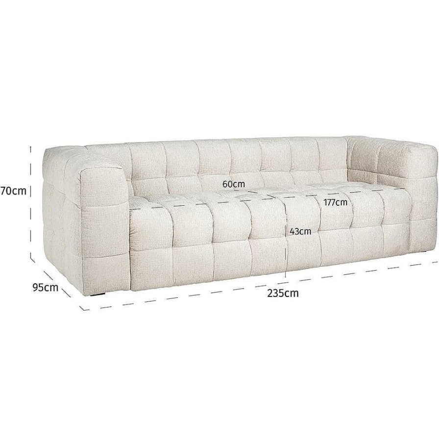 Richmond Interiors Sofa Merrol Cream Fusion | Sofas