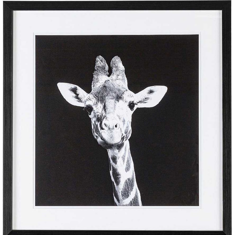 mutoni lifestyle Bild Evidence Giraffe 49X49 | Glasbilder