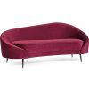 mutoni lifestyle Sofa Seraphin Wine 2 Platzer 183X80 | Stoffsofas