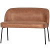 mutoni living Polsterbank Vogue Cognac 120 | Banke