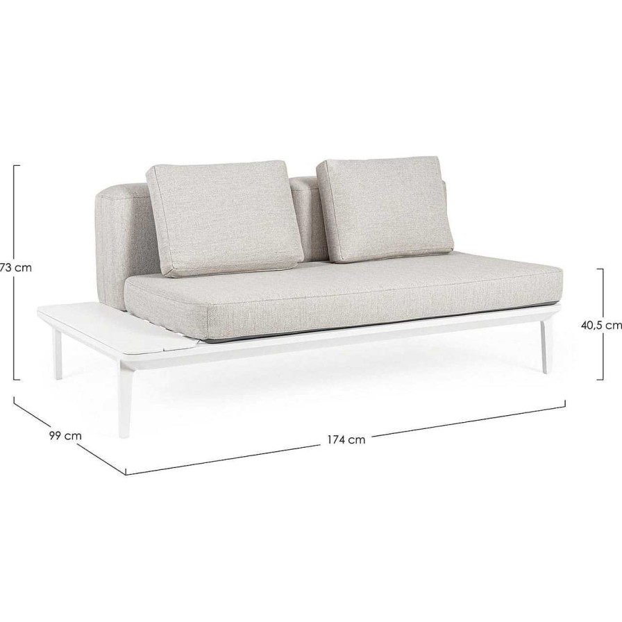 mutoni lifestyle Gartensofa Matrix Weiss | Gartensofas