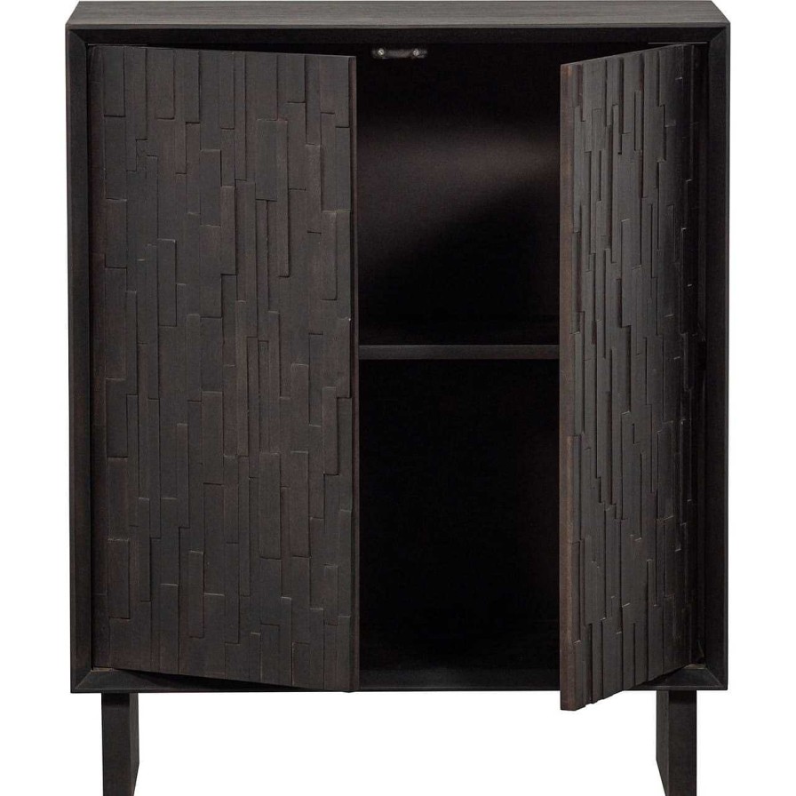 mutoni living Highboard Til Mango Dunkelbraun 95X80 | Highboards