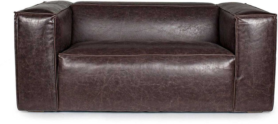 mutoni lifestyle Sofa Dakota Braun 166 | Stoffsofas