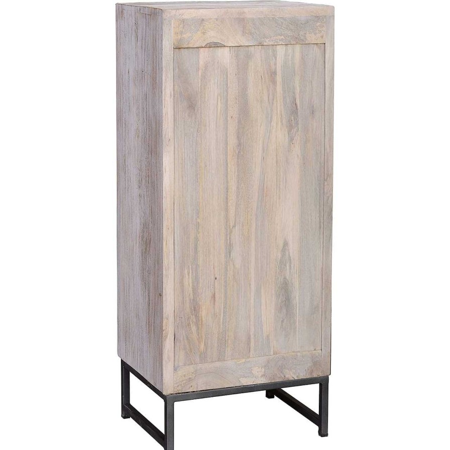 mutoni inspiration Hochkommode Mykonos Mango Vintage Weiss 45X106 | Highboards