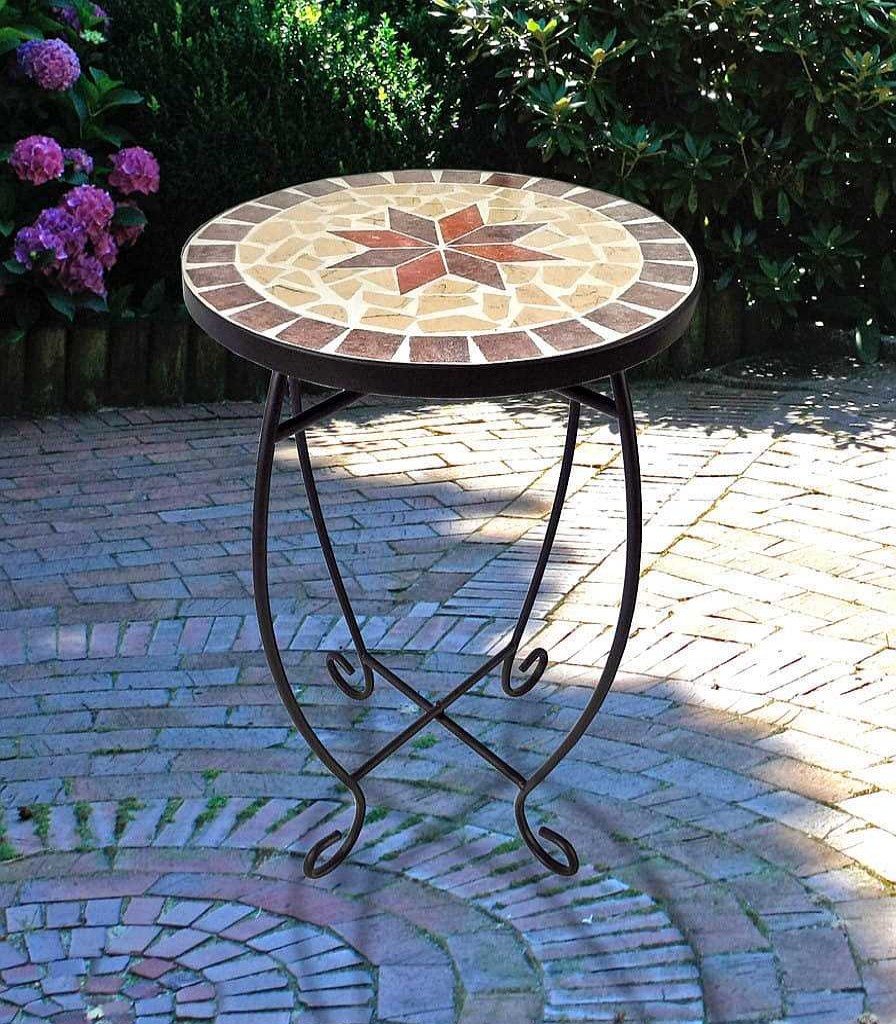 mutoni pleasure Blumenstander Ambang Mosaik Rund | Gartendeko