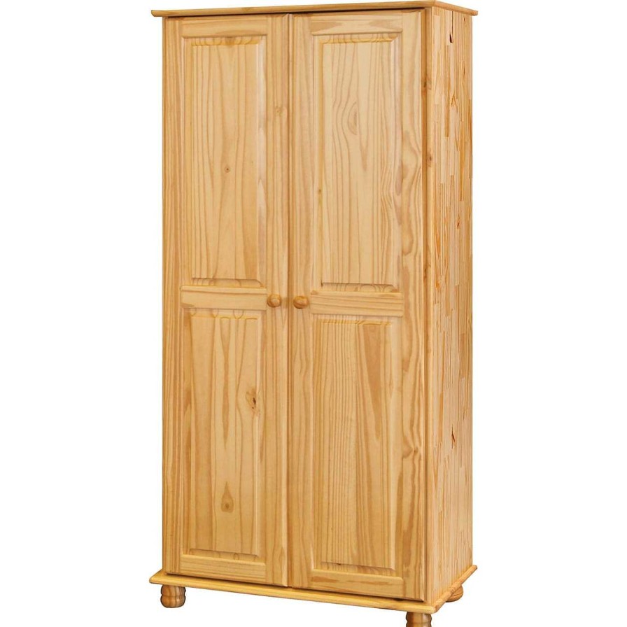 mutoni sweet home Kleiderschrank Bronda Kiefernholz Natur 170 | Kleiderschranke