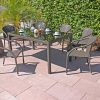 mutoni pleasure Garten Stapelstuhl Riga Braun (2-Er Set) | Stapelstuhle