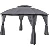 mutoni pleasure Gartenpavillon Kama Anthrazit 360X300 | Pavillons Und Gartenzelte