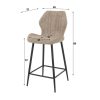 mutoni industrial Barstuhl Boucle Sand | Barhocker & Barstuhle