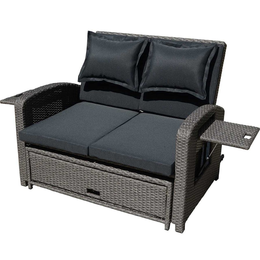 mutoni pleasure Gartensofa Nizza Braun Grau | Gartensofas