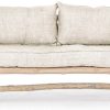 mutoni lifestyle Sofa Mit Kissen Sahel Natur 140 | Stoffsofas