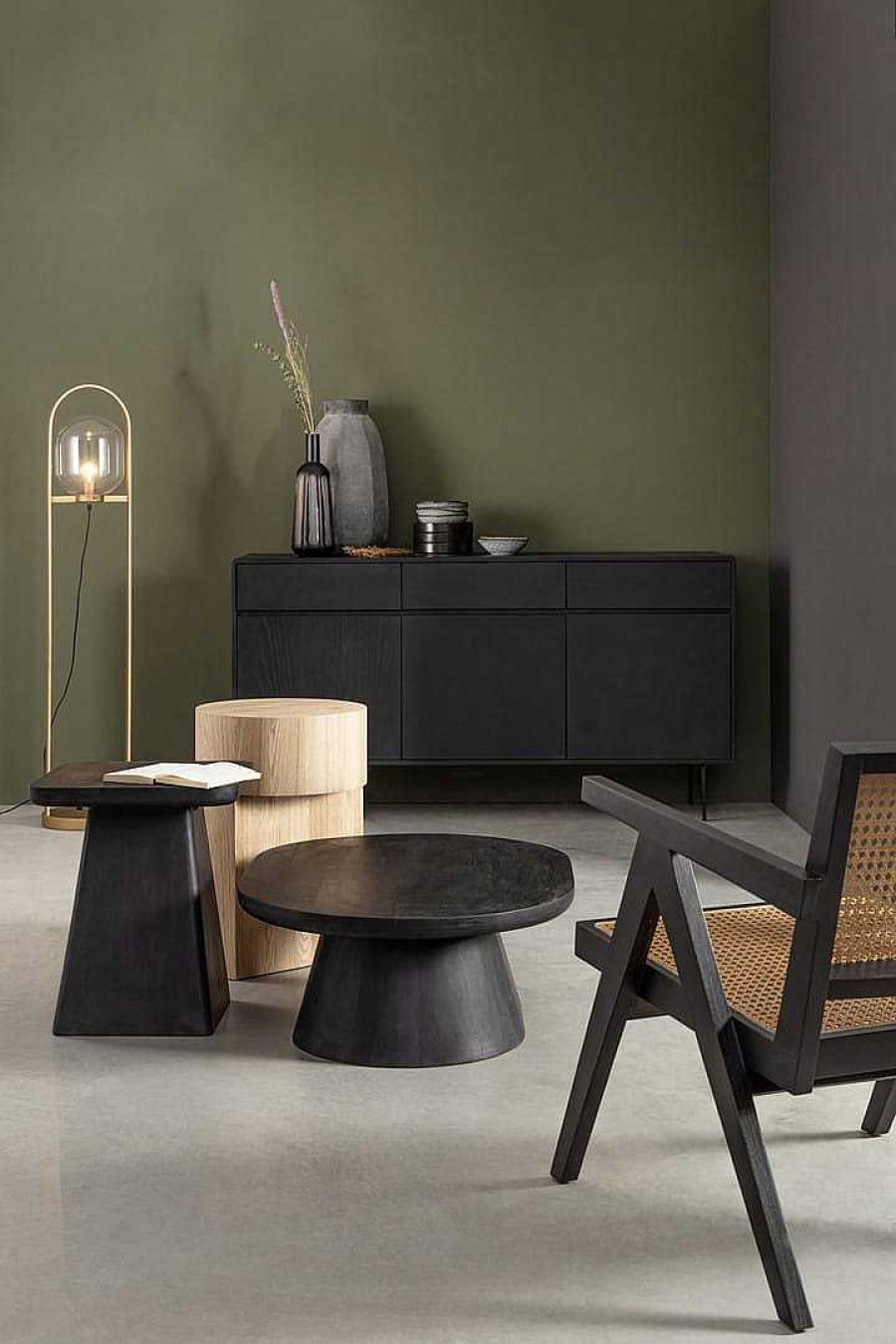 mutoni lifestyle Lounge-Sessel Galia Schwarz | Loungesessel