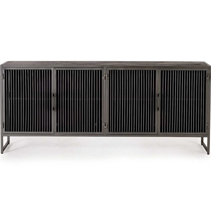 mutoni inspiration Sideboard Nero Ii Mangoholz Schwarz 160X80 | Sideboards