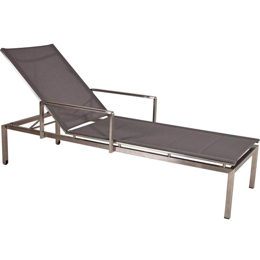 mutoni pleasure Sonnenliege Sienna Grau (2-Er Set) | Gartenliegen