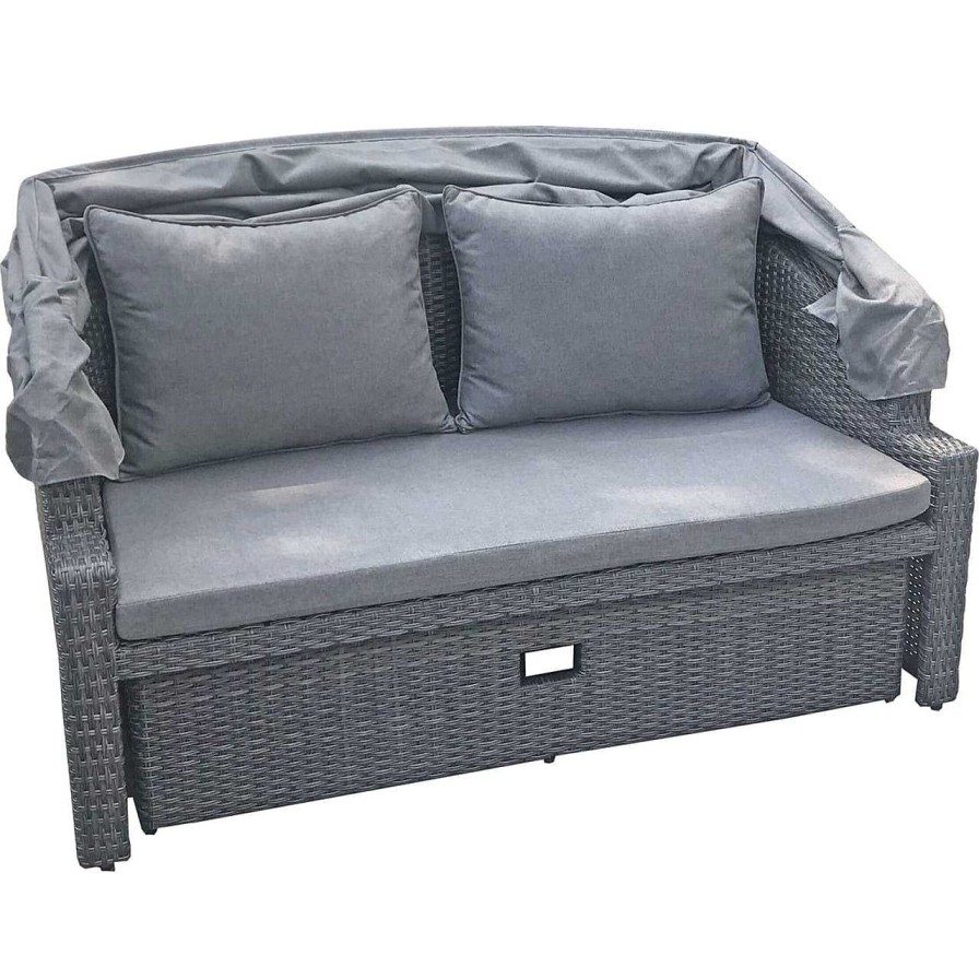 mutoni pleasure Gartensofa Monte Carlo Grau | Gartensofas