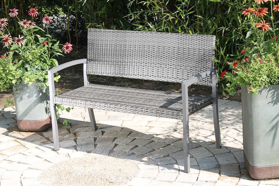 mutoni pleasure Gartenbank Sanremo Grau 116 | Gartenbanke