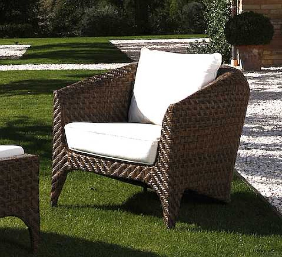 mutoni ethnic Poly Rattan Gartenlounge Plaza Croco 4-Teilig | Gartenlounge