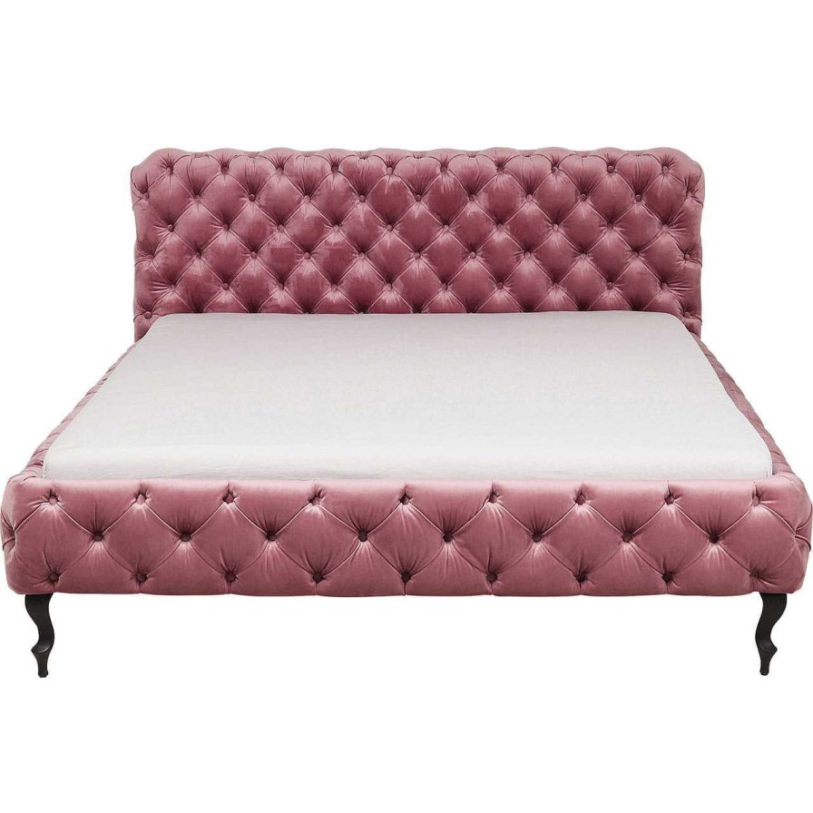 KARE Design Bett Desire Velvet Rose 180X200Cm | Betten