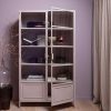 mutoni living Vitrinenschrank Ronja Pink 110X189 | Vitrinen