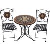 mutoni pleasure Bistro-Set Pular Keramik Braun | Balkon-Sets