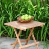 mutoni pleasure Garten Beistelltisch Simuk Teak Natur 50X50 | Garten Couchtische Und Beistelltische