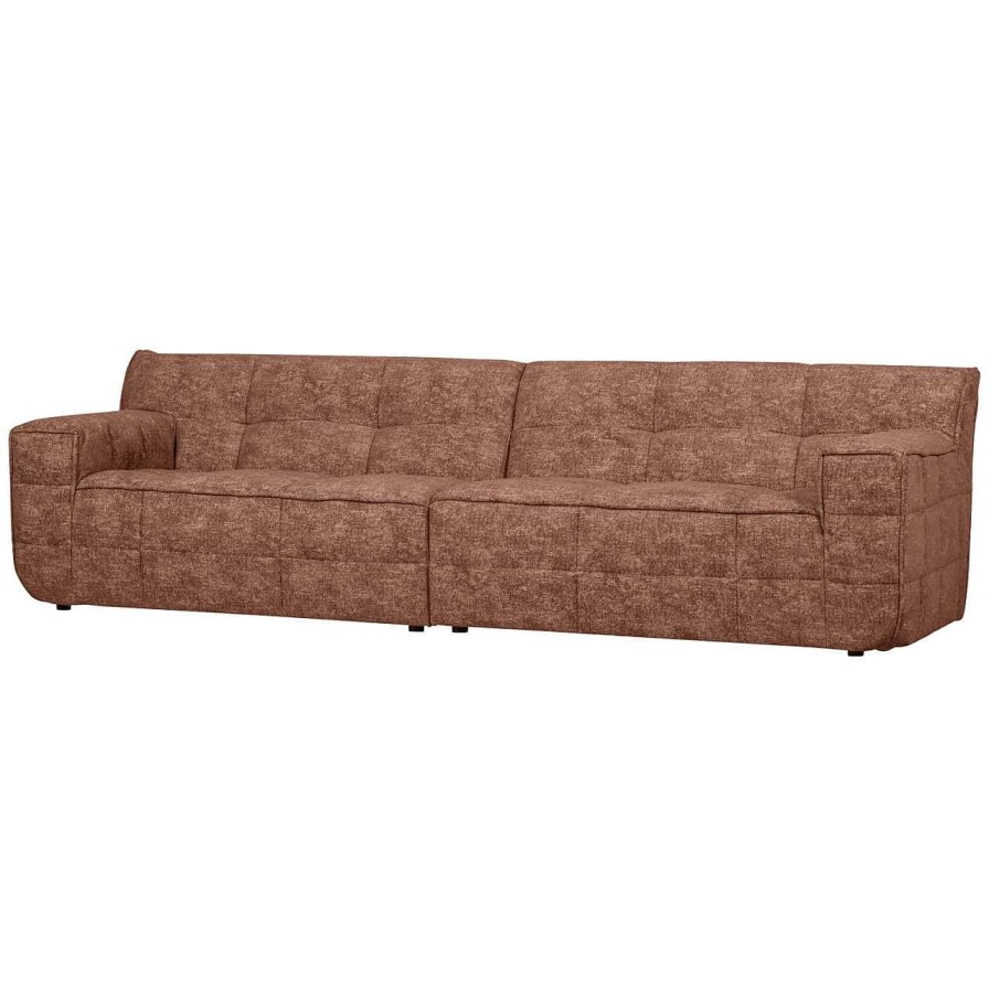 mutoni living Sofa Timor 4-Sitzer Brick Melange 297 | Sofas