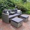 mutoni pleasure Gartenlounge Valletta Grau | Gartenlounge