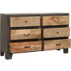 mutoni pleasure Sideboard Tarim Mango Natur Grau 135 | Sideboards