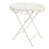 mutoni lifestyle Metalltisch Bistrotisch Emily Weiss Rund 70X70 | Bistrotische