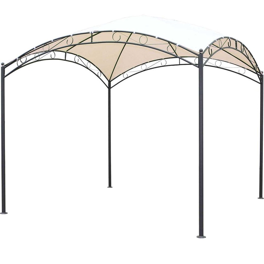 mutoni pleasure Gartenpavillon Hudson Beige 295X295 | Pavillons Und Gartenzelte