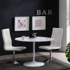 mutoni casual Bistrotisch Rund Weiss Hochglanz 110X110Cm | Bistrotische