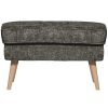 mutoni living Hocker Rocco Warmgrun Melange | Hocker