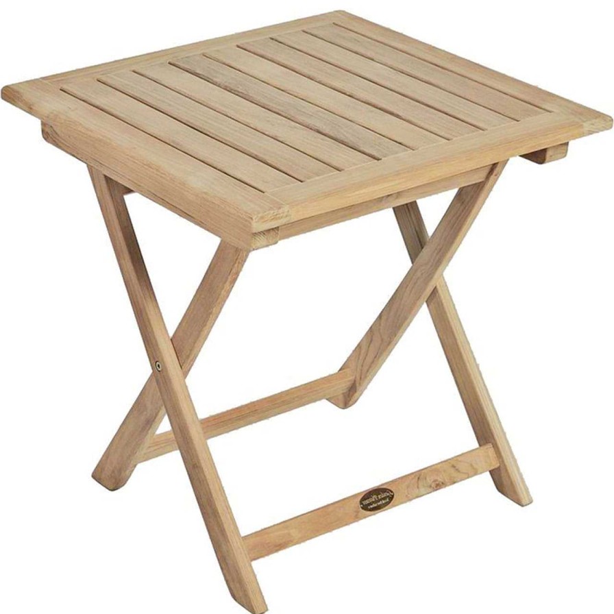 mutoni pleasure Garten Beistelltisch Solo Teak Natur 50X50 | Garten Couchtische Und Beistelltische