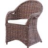 mutoni pleasure Sessel Brest Naturrattan Braun | Design Sessel