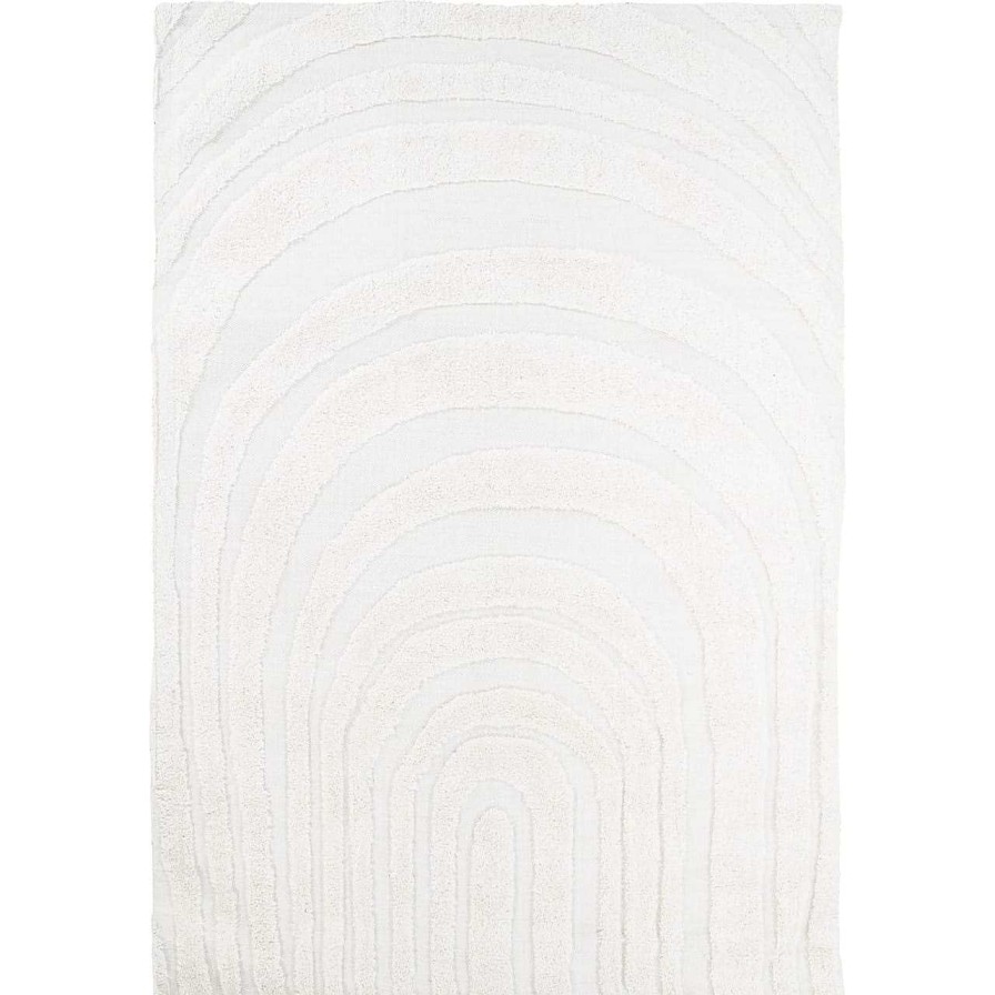 By-Boo Teppich Maze 200X300 Off-White | Hochflorteppiche