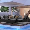 mutoni lifestyle Garten Beistelltisch Ridley 50X50 Anthrazit | Garten Couchtische Und Beistelltische