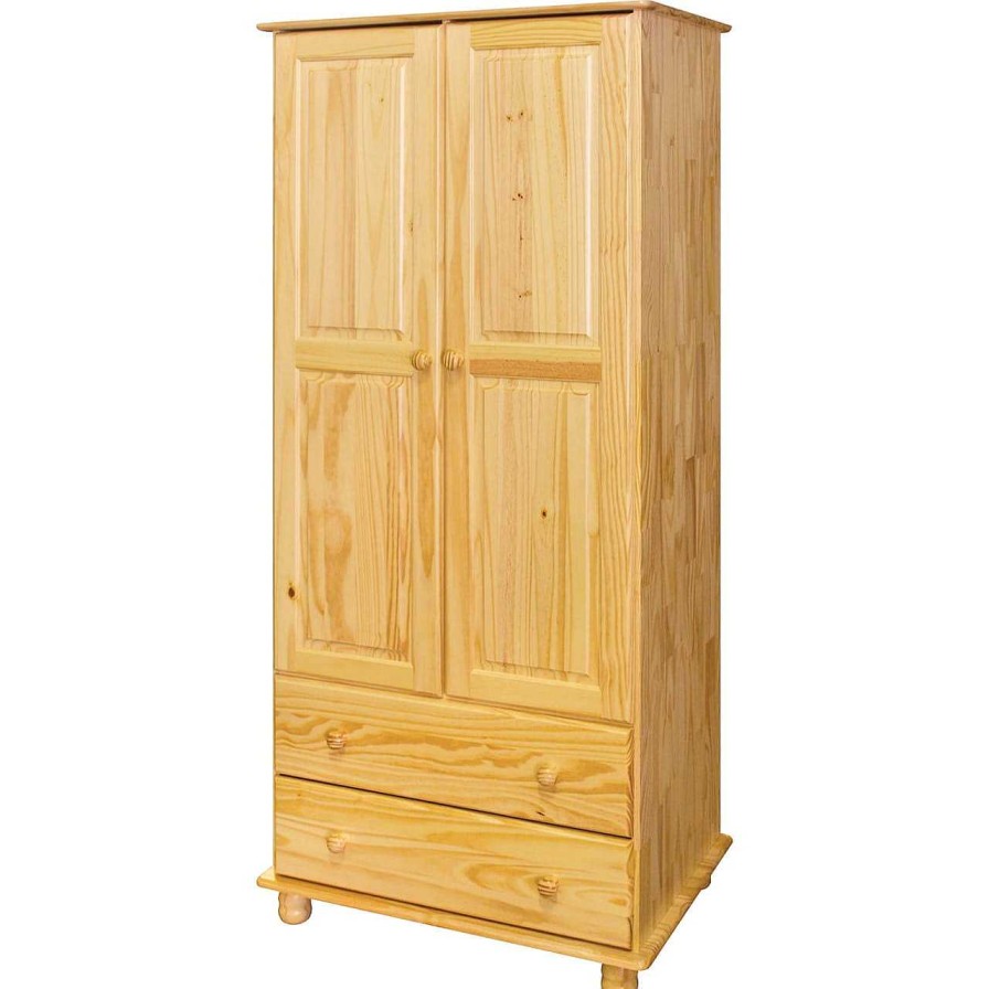 mutoni sweet home Kleiderschrank Bronda Kiefernholz Natur 177 | Kleiderschranke