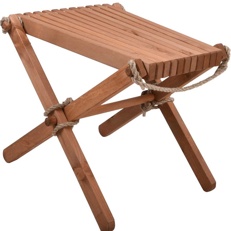 mutoni pleasure Garten Hocker Falun Kiefer Natur | Gartenhocker