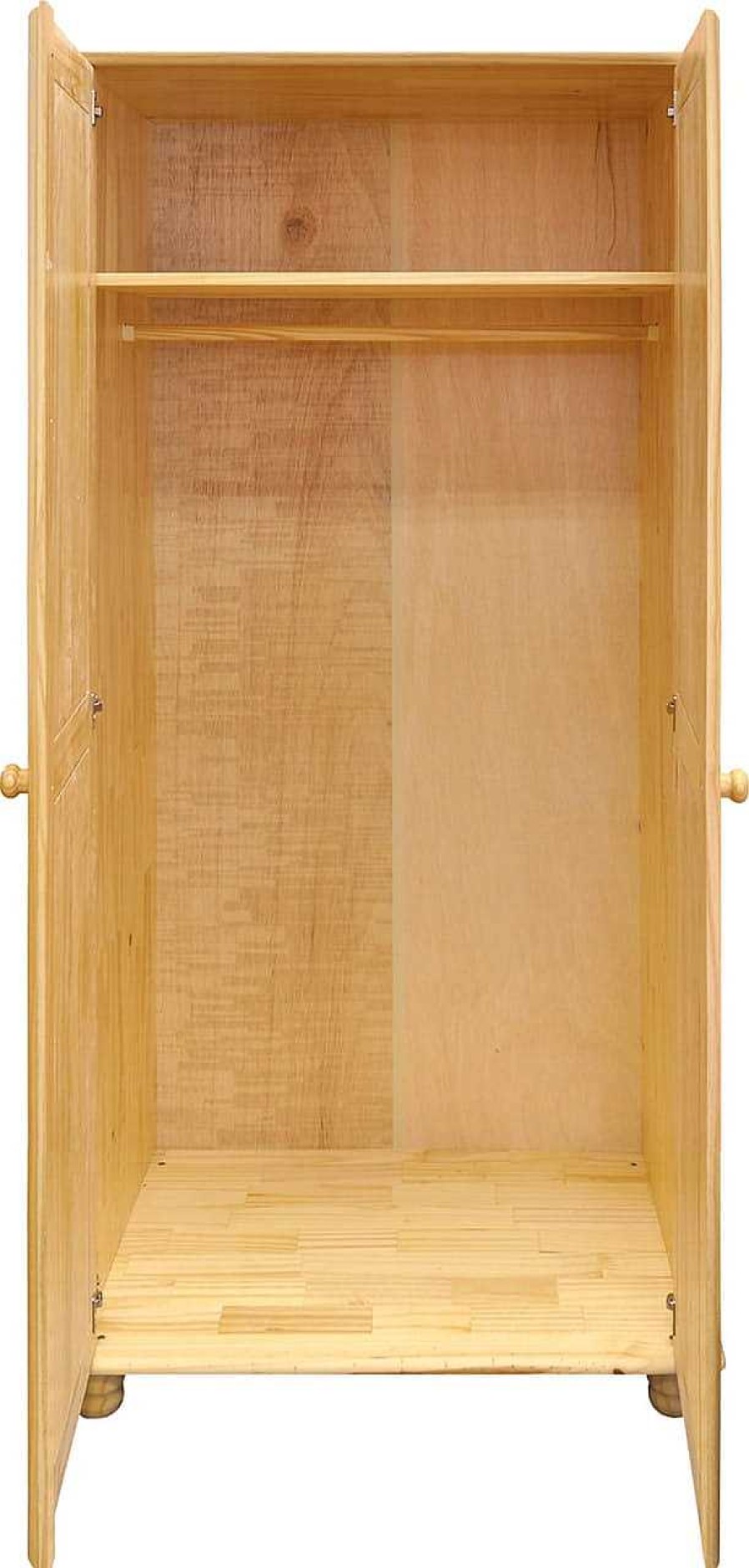 mutoni sweet home Kleiderschrank Bronda Kiefernholz Natur 170 | Kleiderschranke