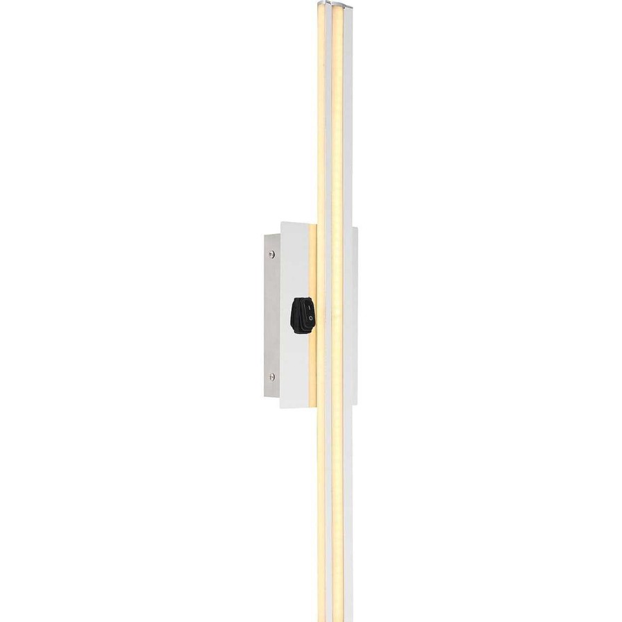 mutoni light Wandleuchte Viggo Metall Verchromt Led | Led-Wandleuchten