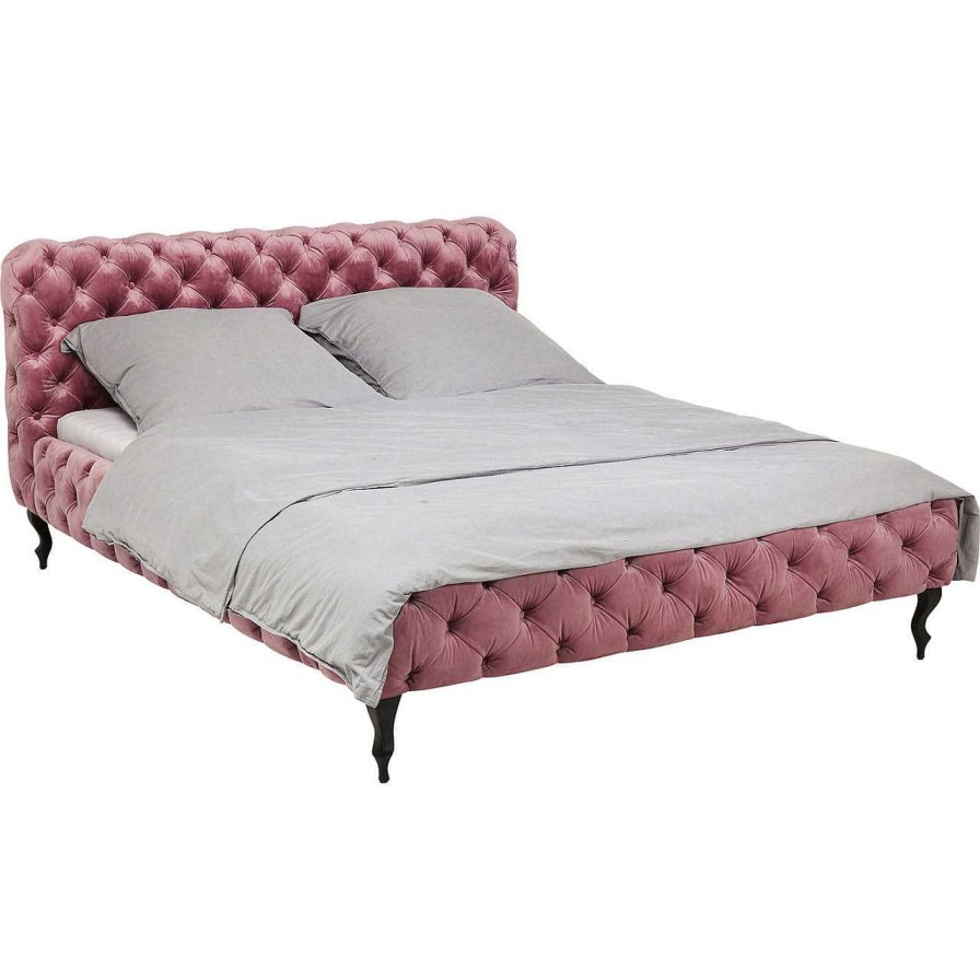 KARE Design Bett Desire Velvet Rose 180X200Cm | Betten