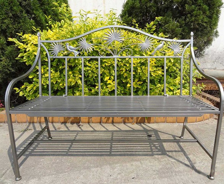 mutoni pleasure Gartenbank Talin Eisen Silber 111 | Gartenbanke