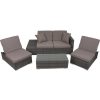 mutoni pleasure Gartenlounge Alcudia Grau | Gartenlounge