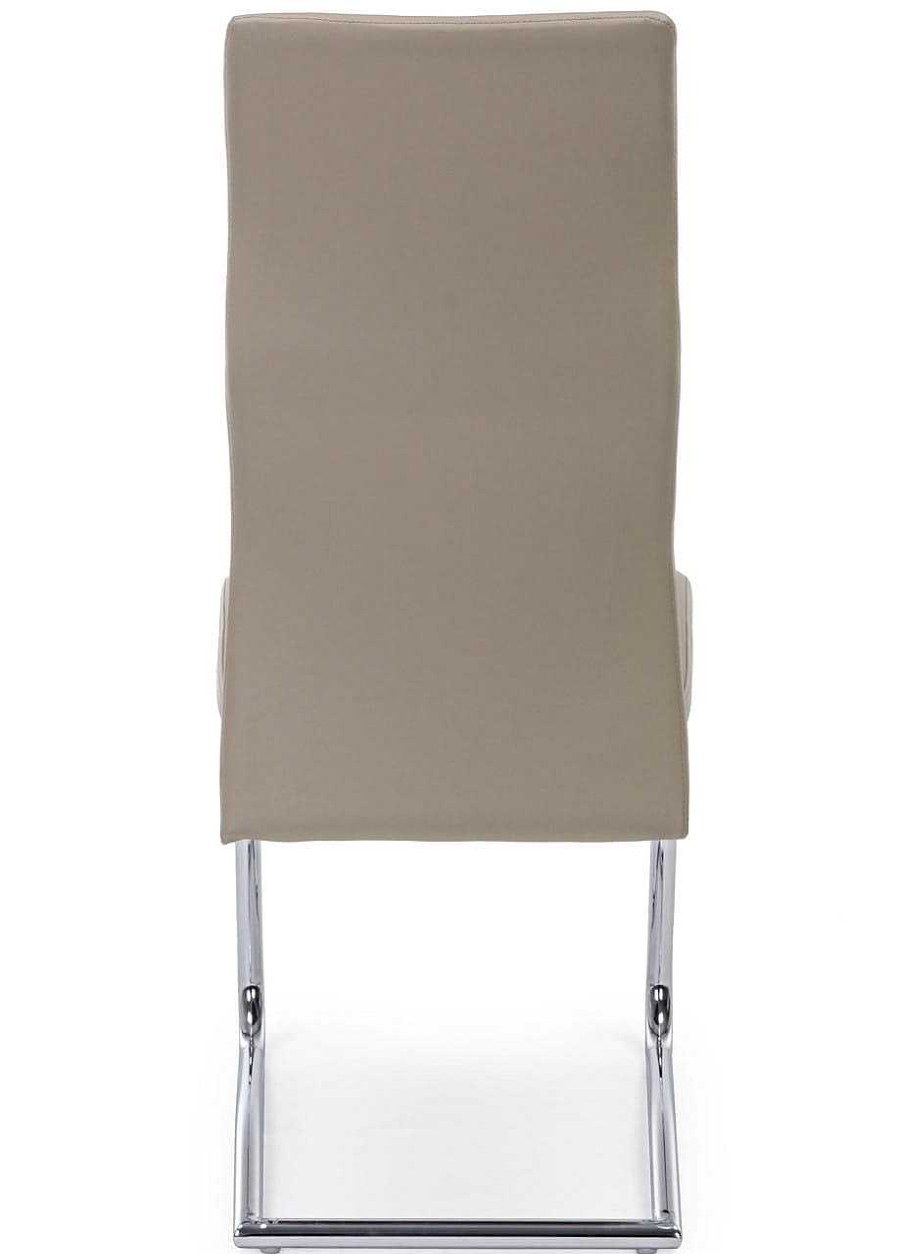 mutoni lifestyle Freischwinger Stuhl Thelma Taupe | Freischwinger