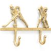 KARE Design Wandgarderobe Ice Hockey Gold 48 | Garderoben & Kleiderstander