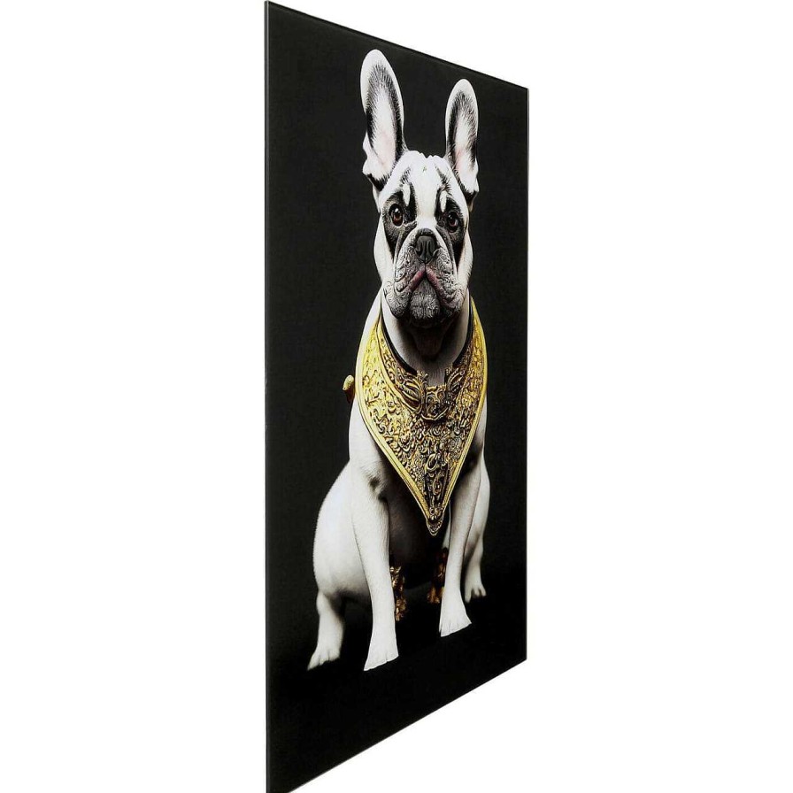 KARE Design Glasbild Noble Dog 40X60 | Glasbilder