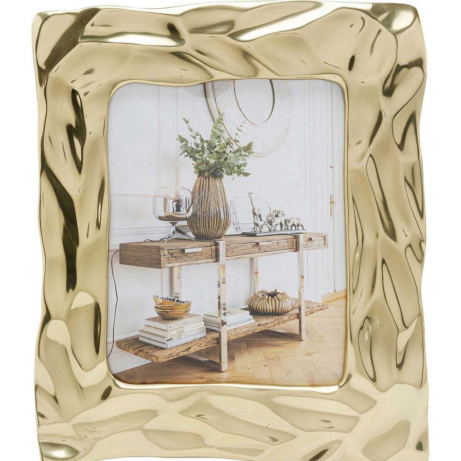 KARE Design Bilderrahmen Jade Square Gold 21X26 | Bilderrahmen